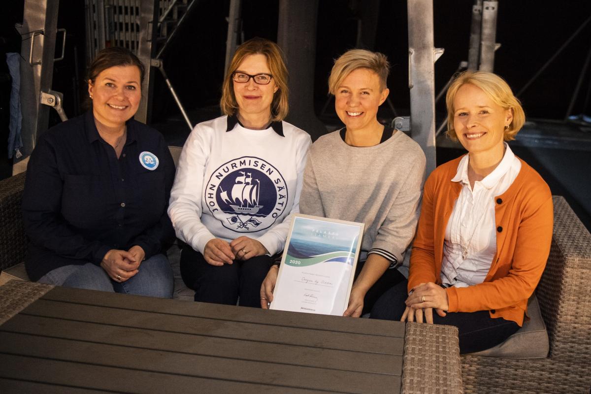 Pelasta Itämeri -palkinnon voitti vuonna 2020 Origin by Ocean Oy