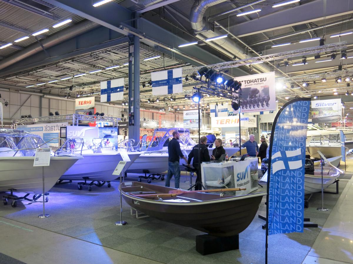 Finnboat Allt för sjön -näyttelyssä