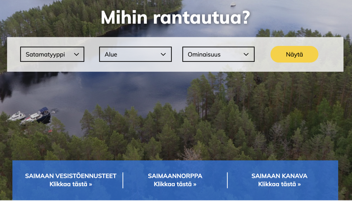 veneilysaimaa.com -verkkosivu-uudistus palkittiin vuoden veneilytekona
