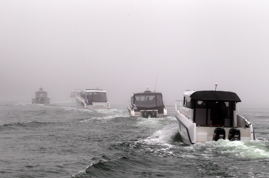 Fog at Finnboat Floating Show. Photo: Kari Wilen