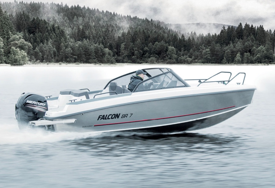 Falcon BR 7 Kipparin koeajoissa Helsingin Uivassa