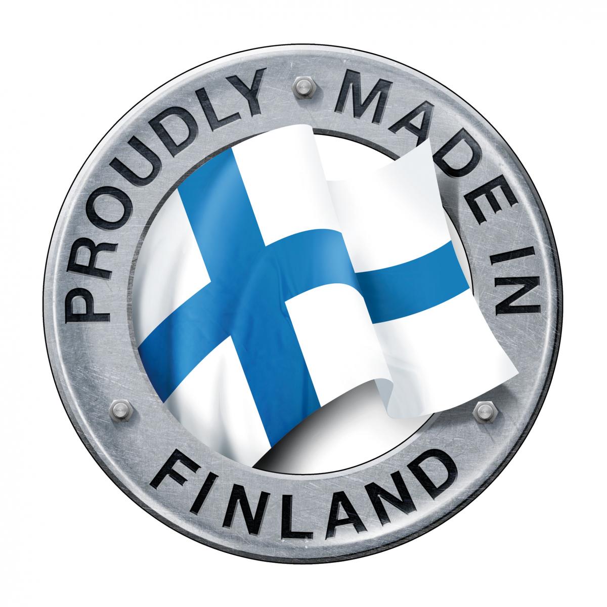 Proudly made in Finland