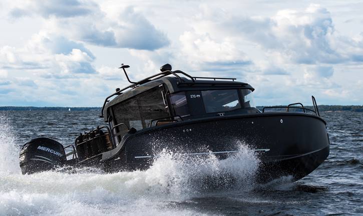 XO 270 Cabin on koeajettavissa suomiveneilee.fi-koeajopäivillä 2020